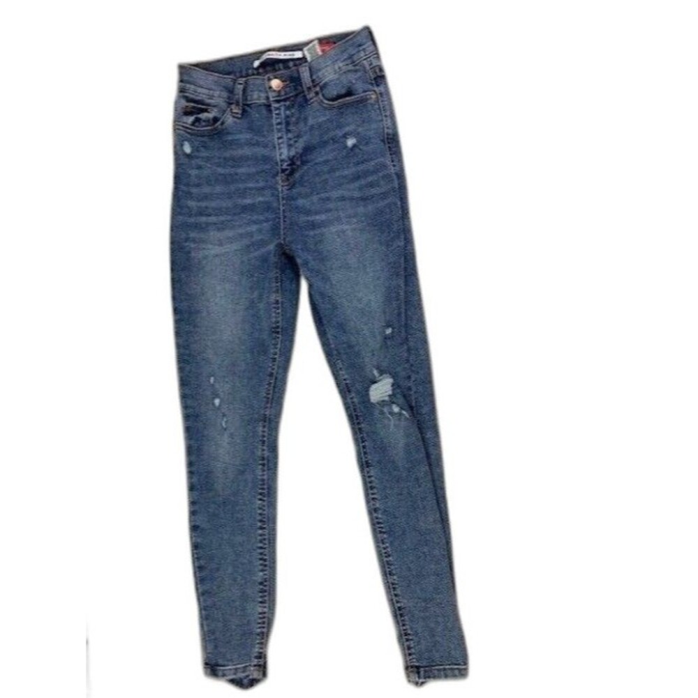 Celebrity Pink Size 3 26 Women Jeans The Spice Skinny Distress Mid Rise Stretch